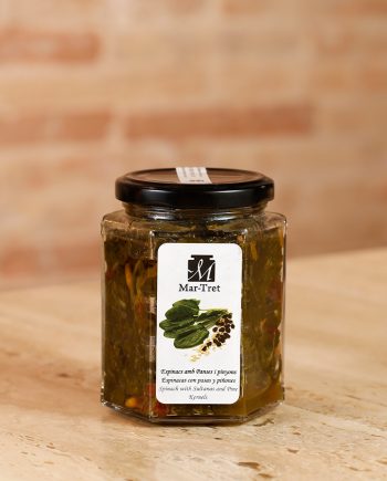 Espinacas con pasas y piñones