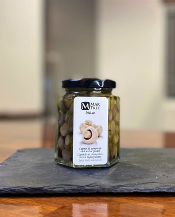 Champiñones con un toque picante